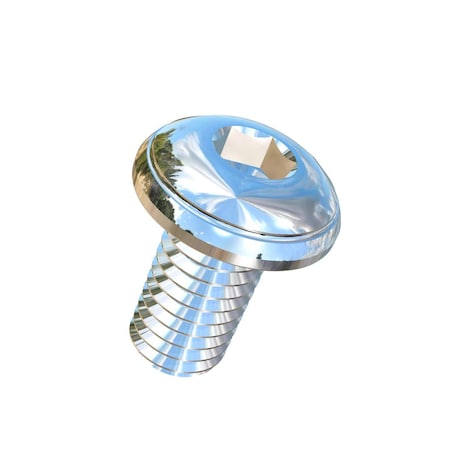 Allied Titanium M3-0.50 Socket Head Cap Screw, Button, Plain Titanium, 6 mm Length 0040819